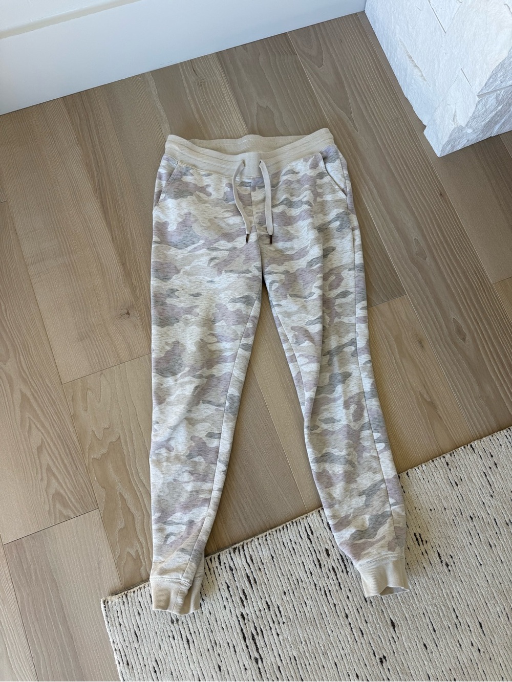 Old Navy Light Beige Camo Joggers